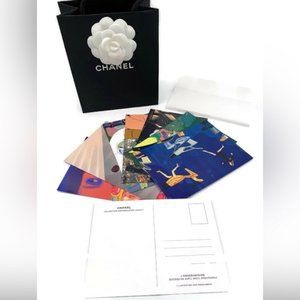 Chanel 2021/2022 Collection Metiers D'Art Postcards Set of 8 with gift bag New